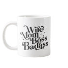 Wife Mum Boss Badass Funny Sarcastic Mother's Day