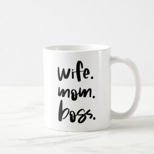 Wife. Mum. Boss. Coffee Mug