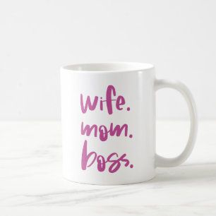 Wife. Mum. Boss. Coffee Mug
