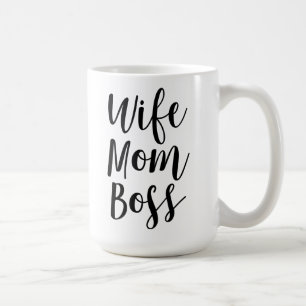 Wife Mum Boss Coffee Mug
