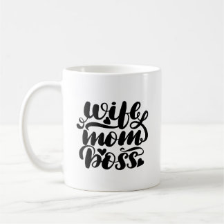 Wife Mum Boss  Coffee Mug