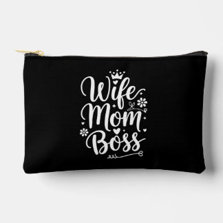 Wife Mum Boss Cute Mother's Day Gift Accessory Pouch