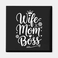 Wife Mum Boss Cute Mother's Day Gift