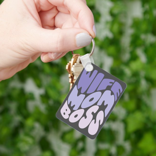 Wife, mum, boss key ring (Hand)