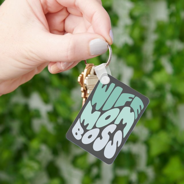 Wife, mum, boss key ring (Hand)