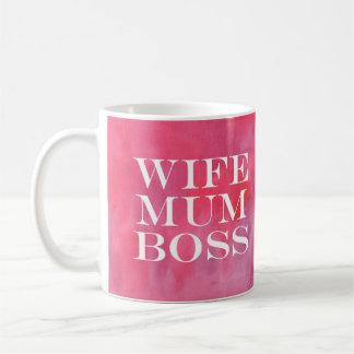 Wife Mum Boss mug