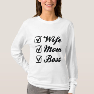 Wife Mum Boss T-Shirt