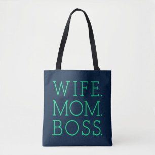 Wife Mum Boss Tote Bag