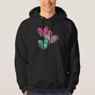 Wife Mum Cna Nurse Nursing Leopard Hearts Mothers Hoodie
