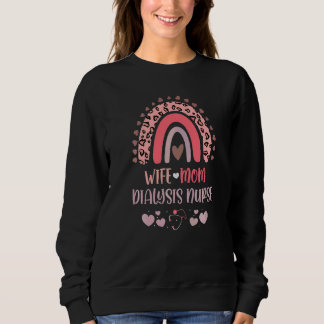 Wife Mum Dialysis Nurse Strong As A Mother Nurse M Sweatshirt