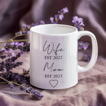 Wife & Mum Est. – Minimalist Valentine Gift