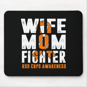 Wife Mum Fighter Rsd Crps Awareness Mouse Mat