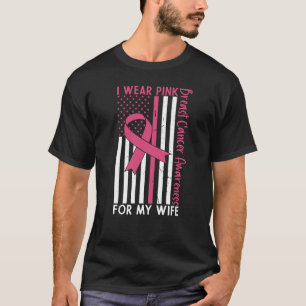 Wife Mum Mother Family Matching Breast Cancer Gift T-Shirt