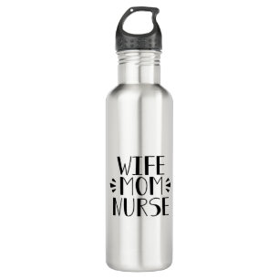 Wife Mum Nurse Graphic 710 Ml Water Bottle