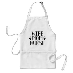 Wife Mum Nurse Graphic Standard Apron