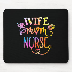 Wife Mum Nurse Womens Mothers Day Nurses Week Mama Mouse Mat