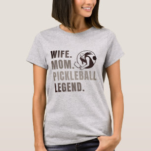 Wife Mum Pickleball Legend - Vintage Funny Women's T-Shirt