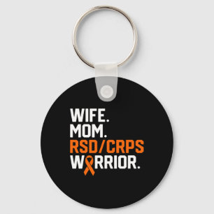 Wife Mum RSD CRPS Warrior Awareness Get Well Recov Key Ring