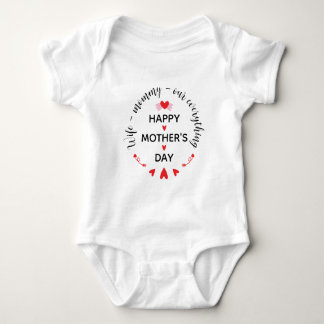 Wife Mummy Our Everything Cute Mother's day Sweet Baby Bodysuit
