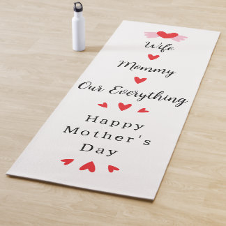 Wife Mummy Our Everything Cute Mother's day Sweet Yoga Mat