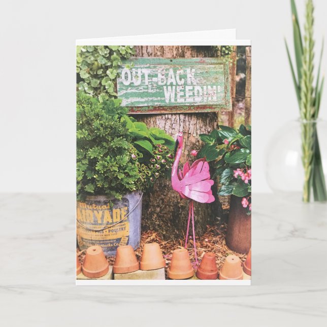 **WIFE** & MY *FAVORITE GARDENER* BIRTHDAY LOVE CARD (Front)