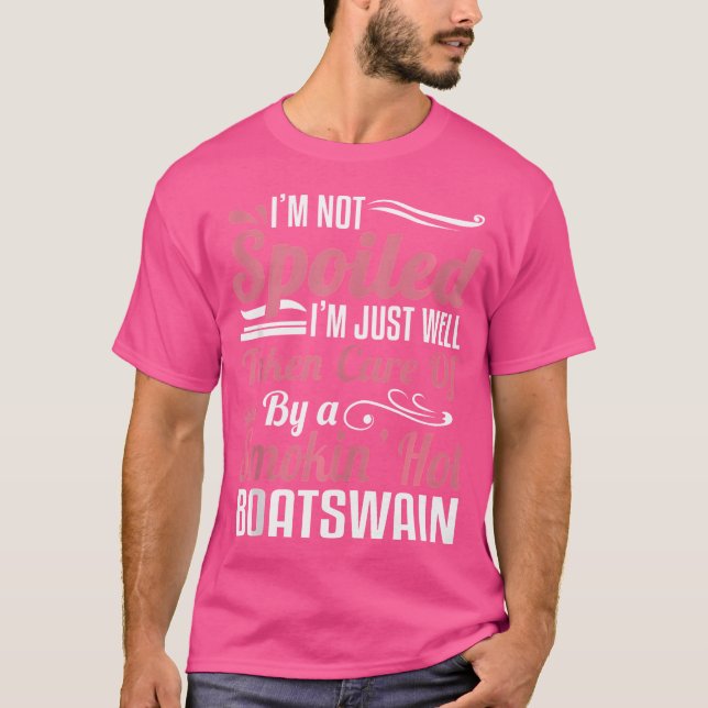 Wife Of A Boatswain Nautical Seaman Bosun Bos'N T-Shirt (Front)