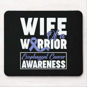 Wife of A Warrior Oesophageal Cancer Awareness Mouse Mat