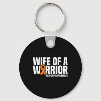 Wife Of A Warrior Orange Ribbon Rsdcrps Awareness  Key Ring