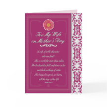 Wife on Mother's Day Proverbs 31