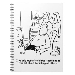 Wife regrets her wedding vows notebook