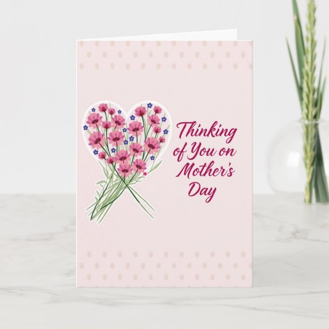 Wife Thinking Of You Floral Card (Front)