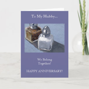 Wife to Husband: Salt and Pepper: Belong Together Card