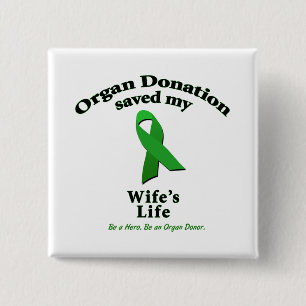 Wife Transplant 15 Cm Square Badge