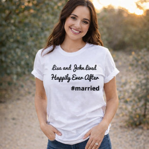 Wife Wedding Party Shirt - Just Married Bride