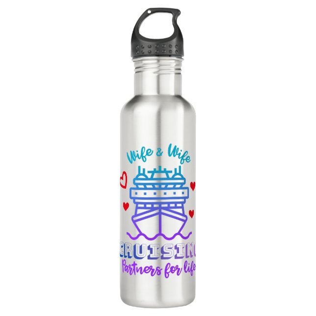 Wife & Wife Cruise Partners SS Insulated Bottle (Front)