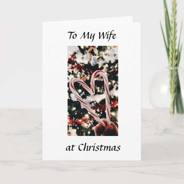 "WIFE" YOU BRING ME ***JOY*** HOLIDAY CARD (Front)