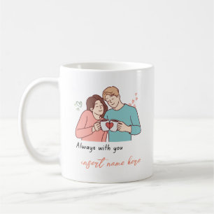Wifey and Hubby mug, Couple mug