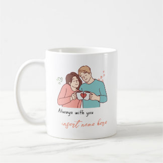 Wifey and Hubby mug, Couple mug