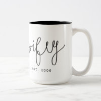"Wifey" Couple Mug | Anniversary | Wedding
