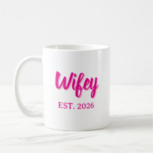 Wifey est. 2026 coffee mug