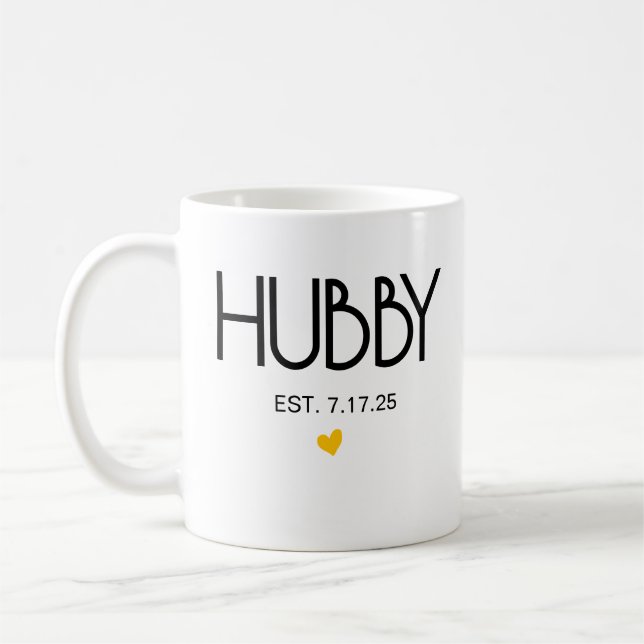 Wifey Hubby Est Mug Set • Couples Mugs • Wifey and (Left)