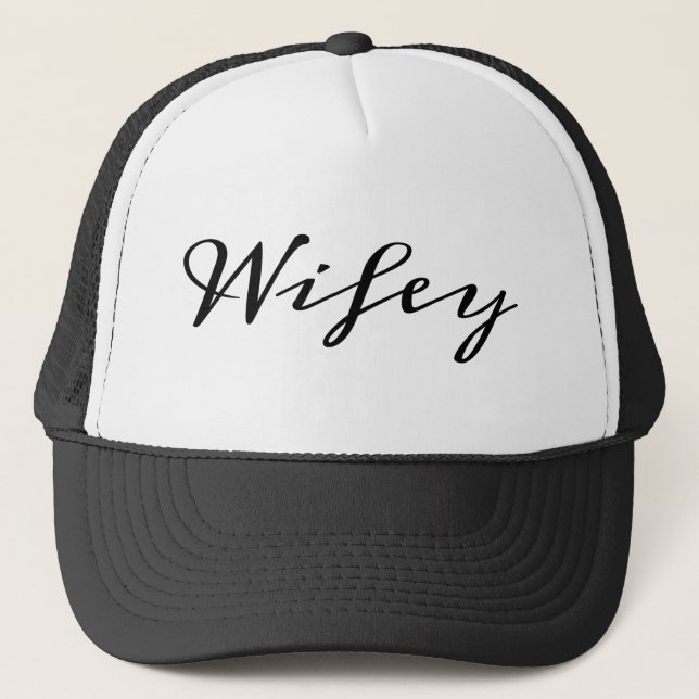 Wifey in Fancy Font Trucker Hat (Front)