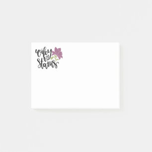 Wifey Just Married Wedding Wife Husband Honeymoon Post-it Notes