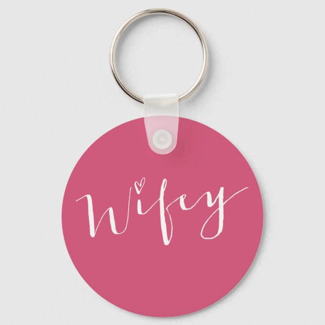 Wifey Key Ring (Front)