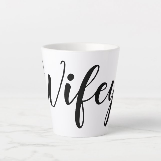 Wifey Latte Mug (Front)