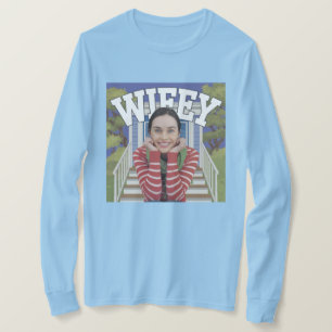 Wifey Light Blue Long Sleeve T-Shirt