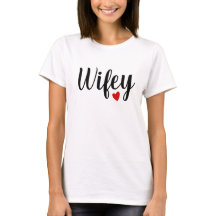 Wifey Minimalist Black Script