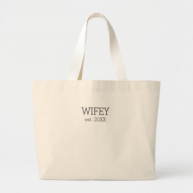 Wifey Tote Bag (Front)