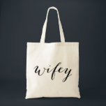 Wifey tote for bride honeymoon or wedding<br><div class="desc">Wifey tote for bride honeymoon or wedding</div>
