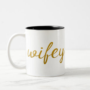 Wifey Two-Tone Coffee Mug